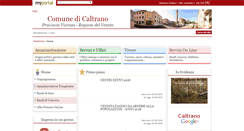 Desktop Screenshot of comune.caltrano.vi.it